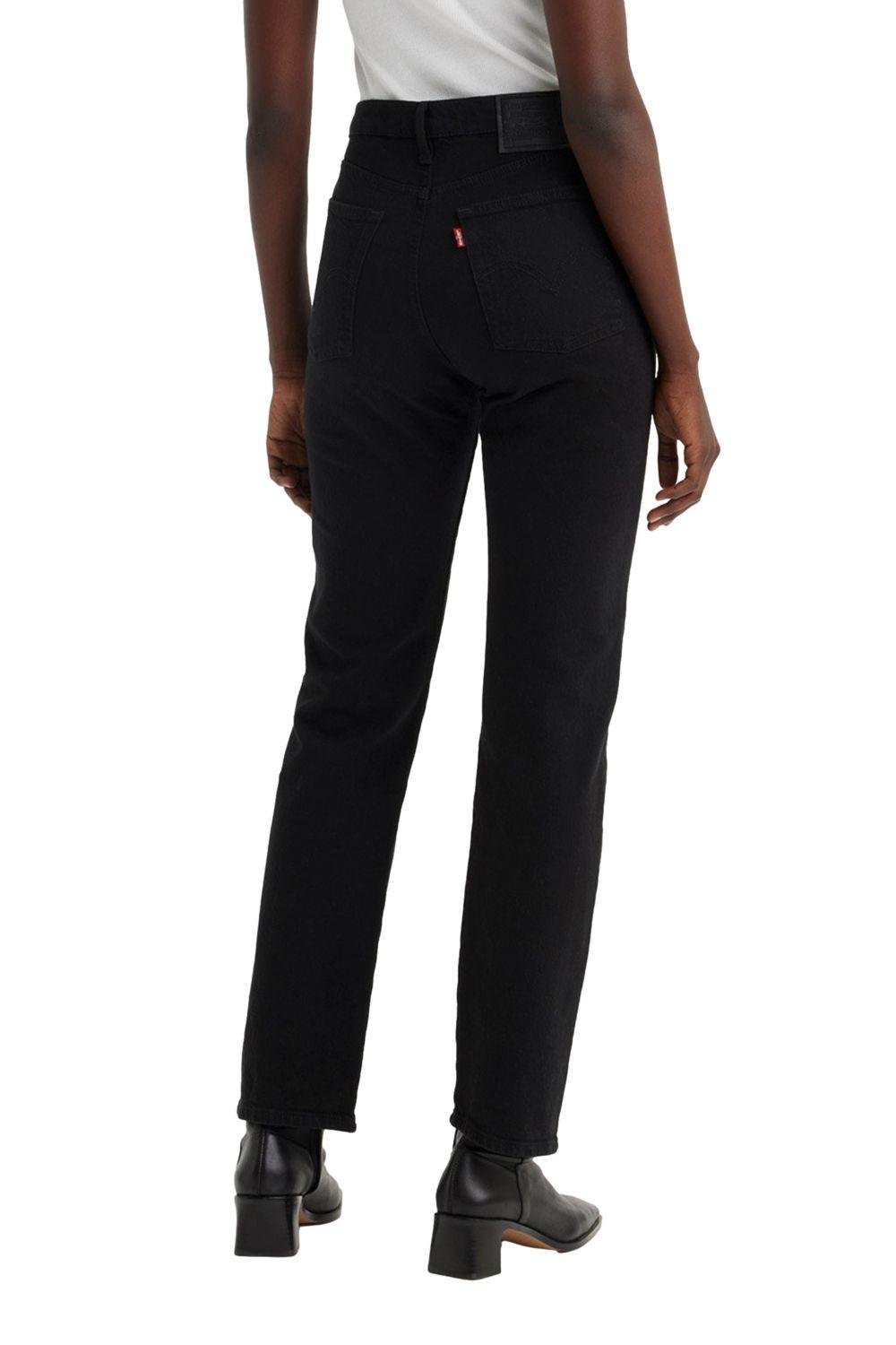 Jeans Mujer Wedgie Straight Negro Levis 34964-0244-2
