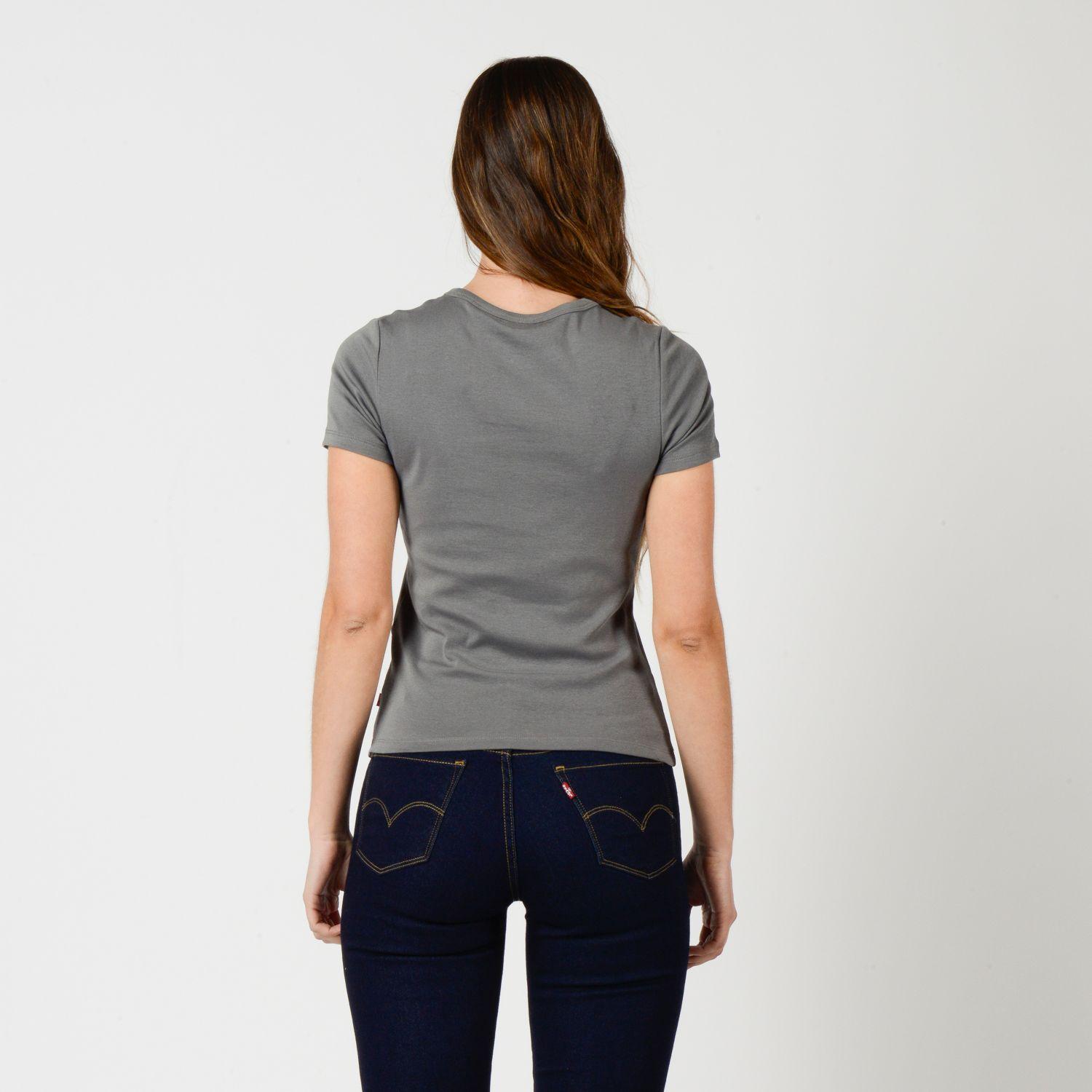 Polera Mujer GR Hayes Ss Tee Gris Levis 008A8-0011-2