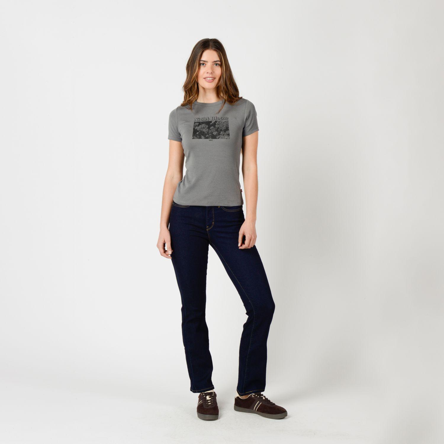 Polera Mujer GR Hayes Ss Tee Gris Levis 008A8-0011-3