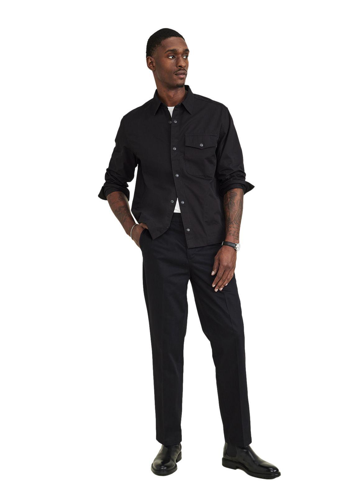 Pantalón Hombre Stain Defender Straight Fit Negro A5210-0001-2