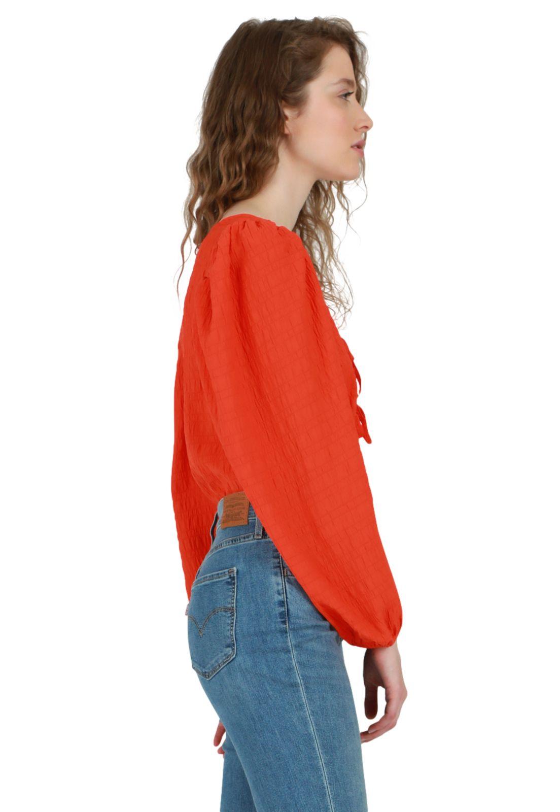 Blusa Mujer Lisa Rojo Levis A1903-0003-2