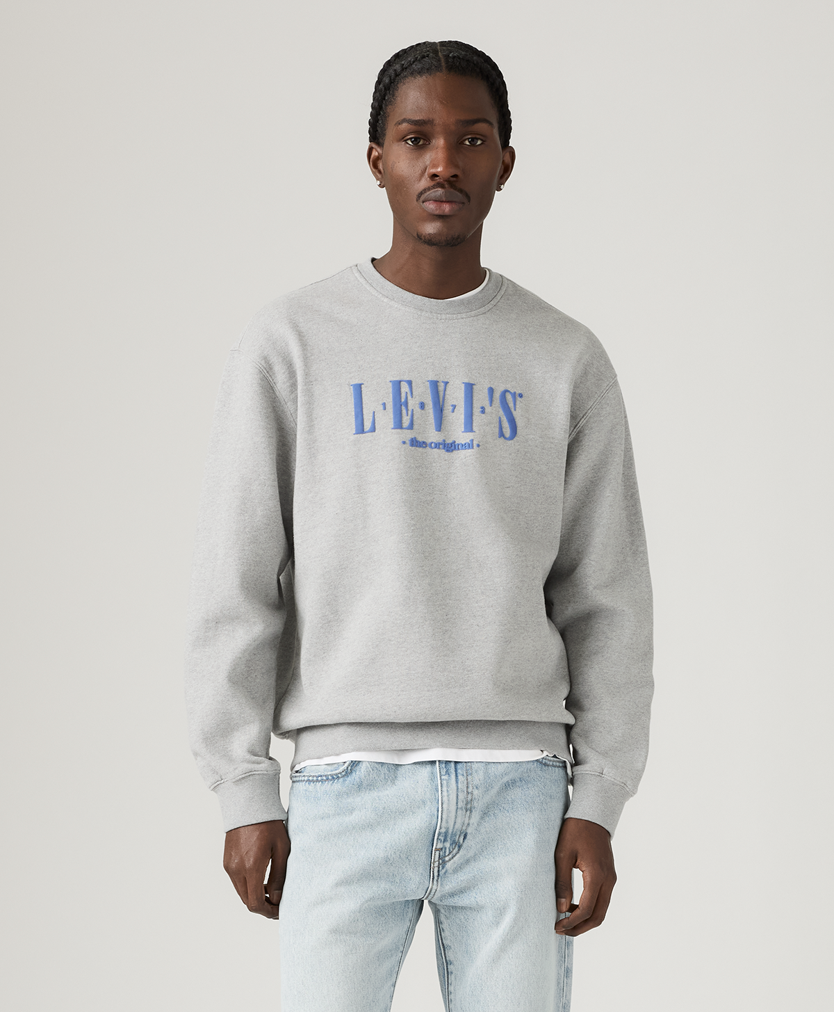 Polerón Hombre Relaxed Graphic Crew Gris Levis 38712-0370-0