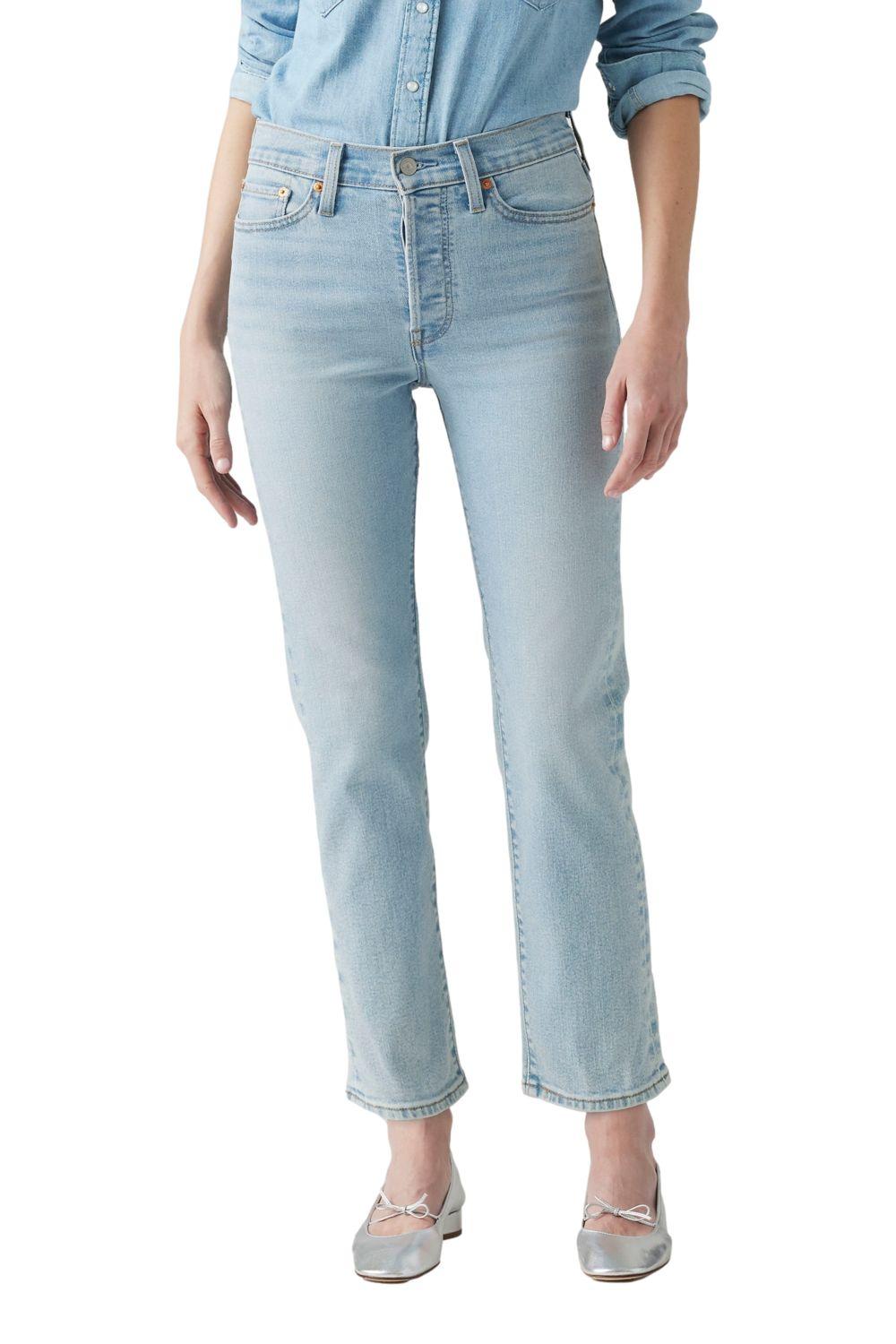 Jeans Mujer Wedgie Straight Azul Levis 34964-0221-0