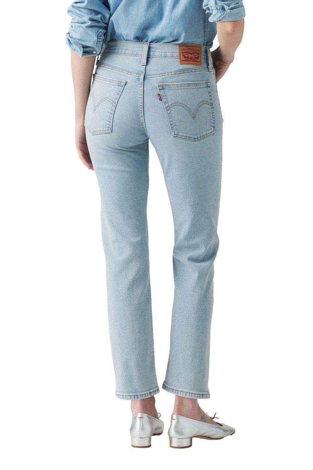 Jeans Mujer Wedgie Straight Azul Levis 34964-0221-2