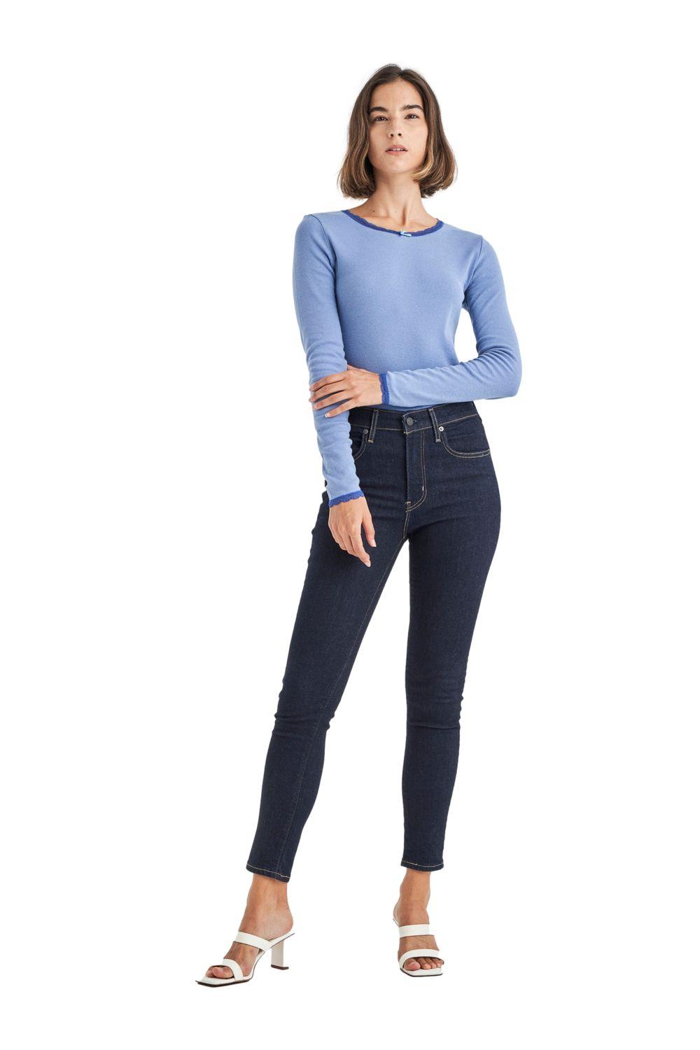 Jeans Mujer High Rise Skinny Azul Levis 18882-0626-2