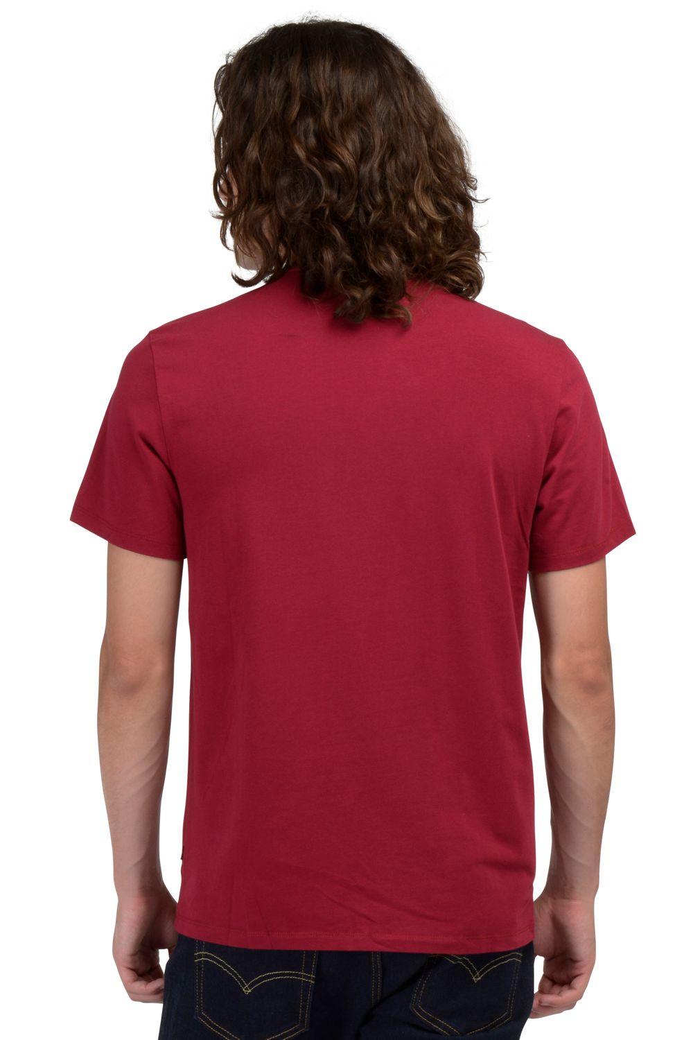 Polera Hombre Clásica Burdeo Levis 22022-2000-2