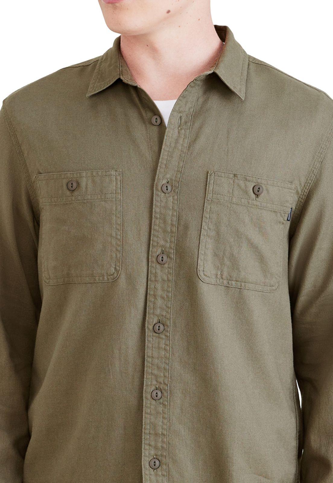 Camisa Hombre Work Regular Fit Verde A0877-0035-1