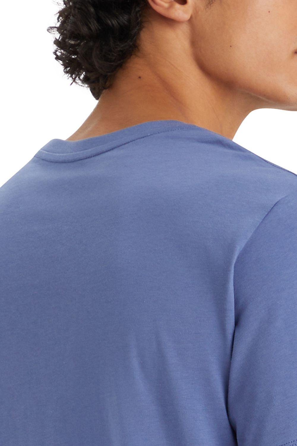 Polera Hombre Ss Classic Hm Tee Azul Levis 56809-0107-3
