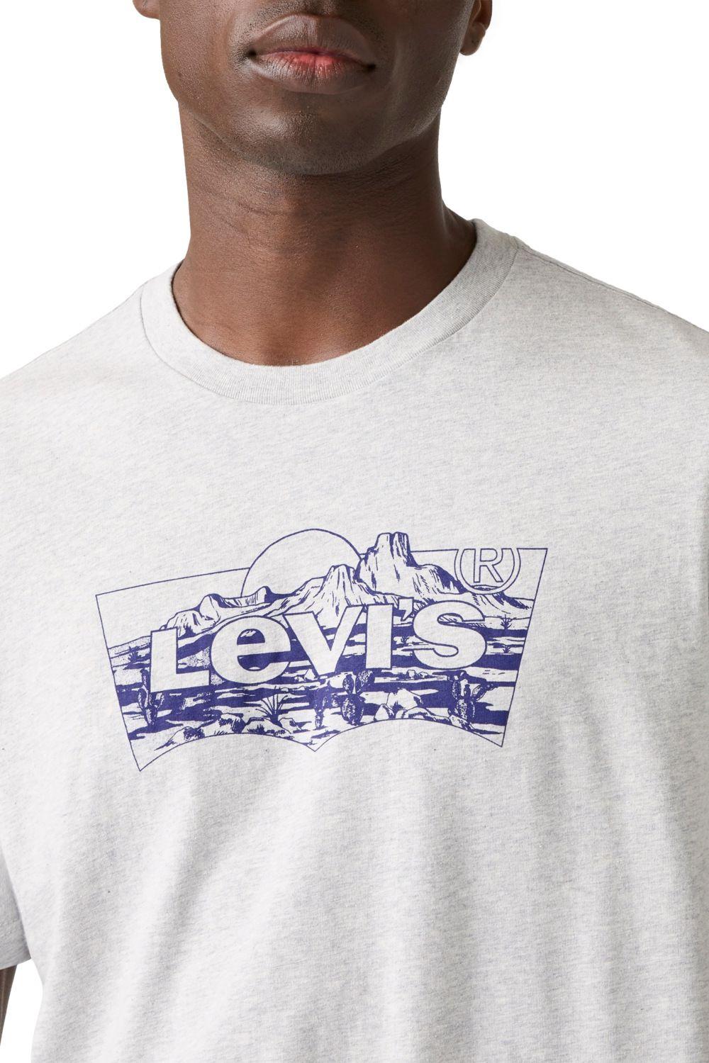 Polera Hombre Graphic Crewneck Tee Gris Levis 22491-1955-3