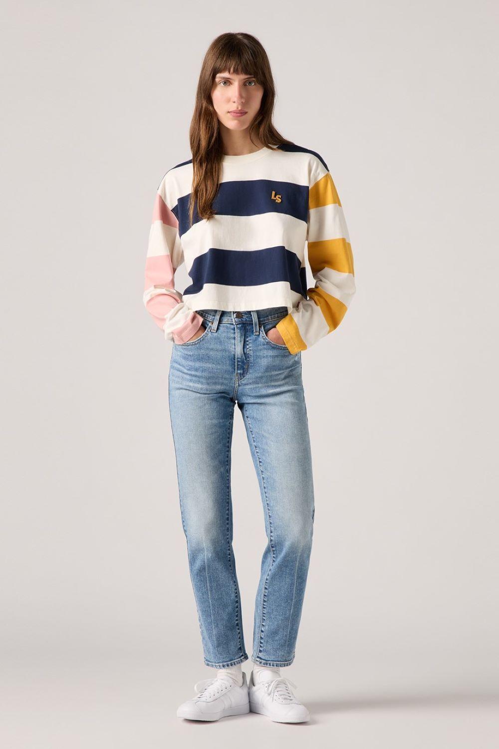 Jeans Mujer 724 High Rise Straight Celeste Levis 18883-0386-3