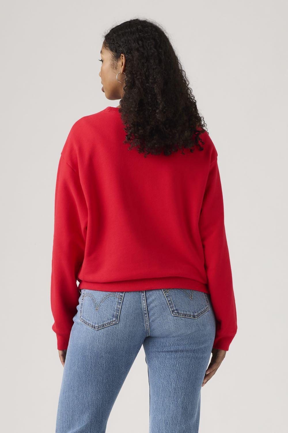 Polerón Mujer Heritage Sport Crew Rojo Levis 0002L-0011-1