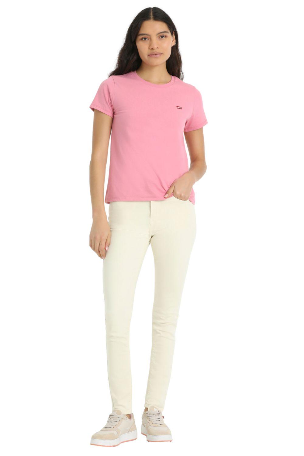 Polera Mujer Lisa Regular Fit Rosado Levis 39185-0318-4