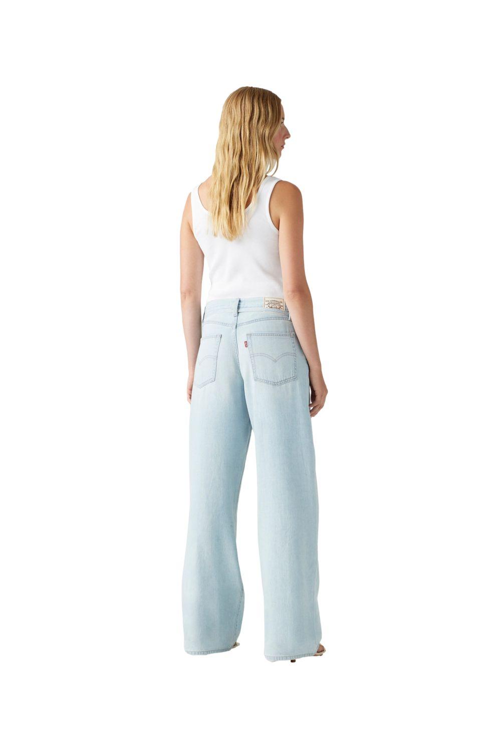 Jeans Mujer XL Straight Celeste Levis A8701-0008-2