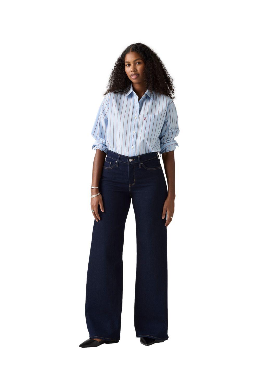 Jeans Mujer 318 Shaping Wide Leg Azul Levis 001PZ-0009-3