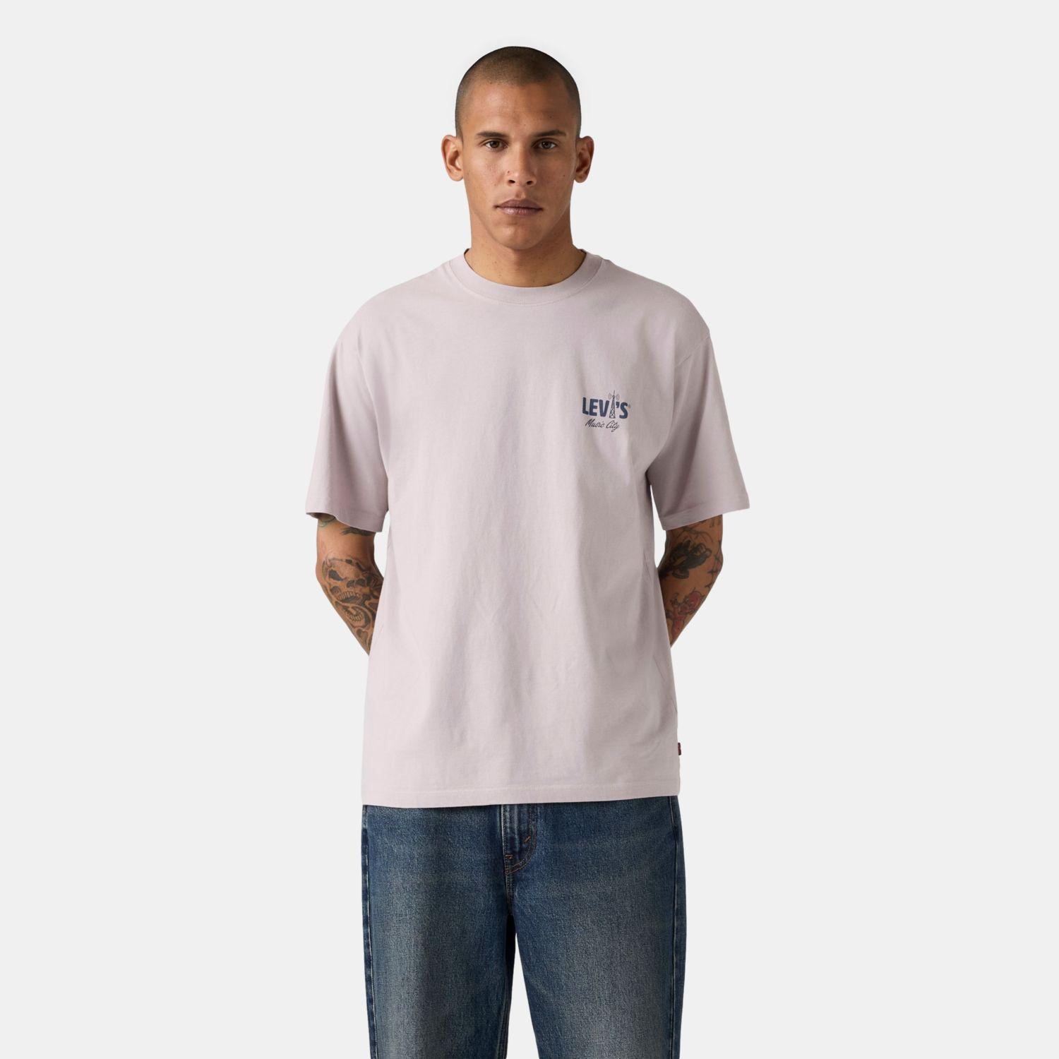 Polera Hombre Vintage Fit Graphic Tee Gris Levis 87373-0456-0