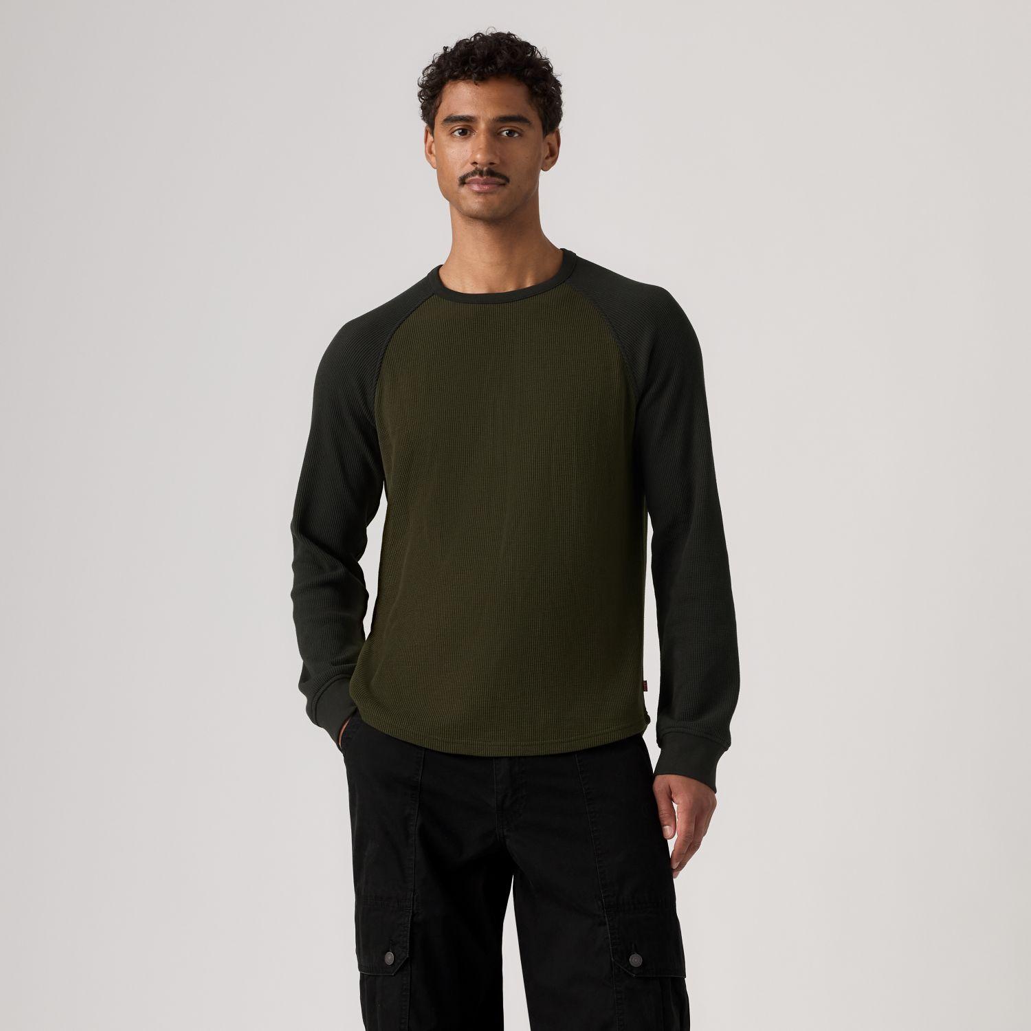 Polera Hombre Thermal Raglan Crew Ls Multicolor Levis A0645-0049-0