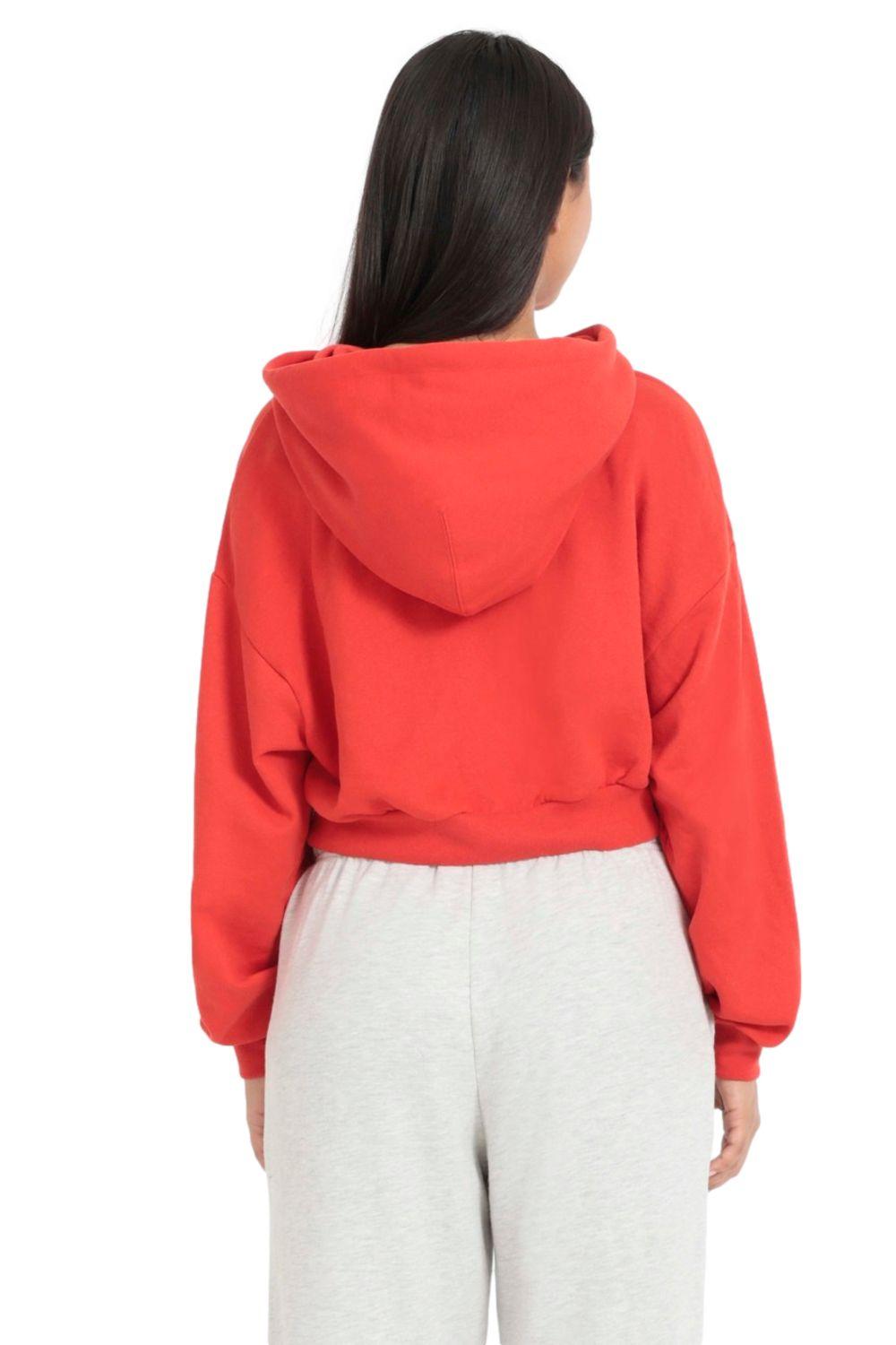 Polerón Mujer con Capucha Rojo Levis A2642-0010-2