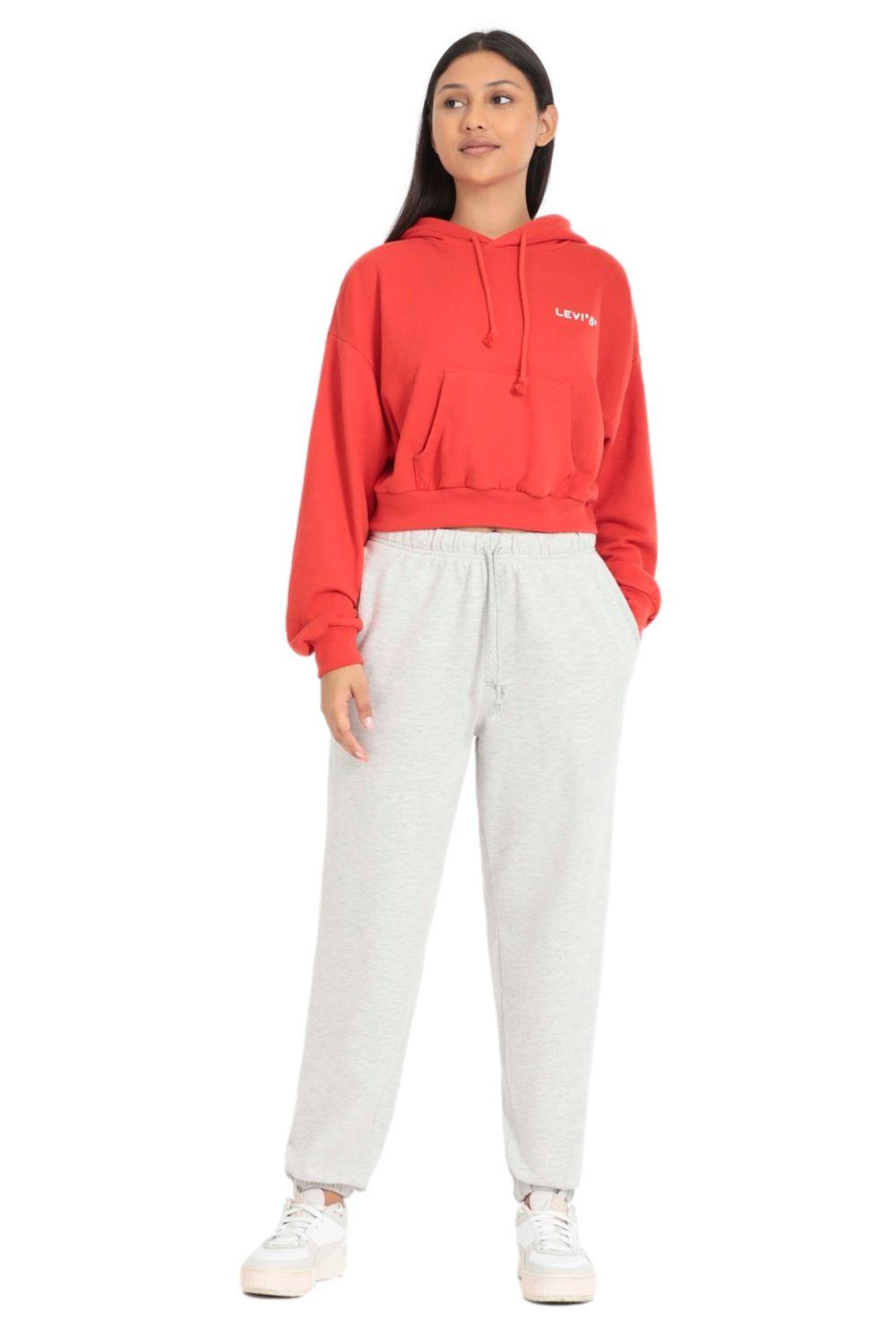 Polerón Mujer con Capucha Rojo Levis A2642-0010-3