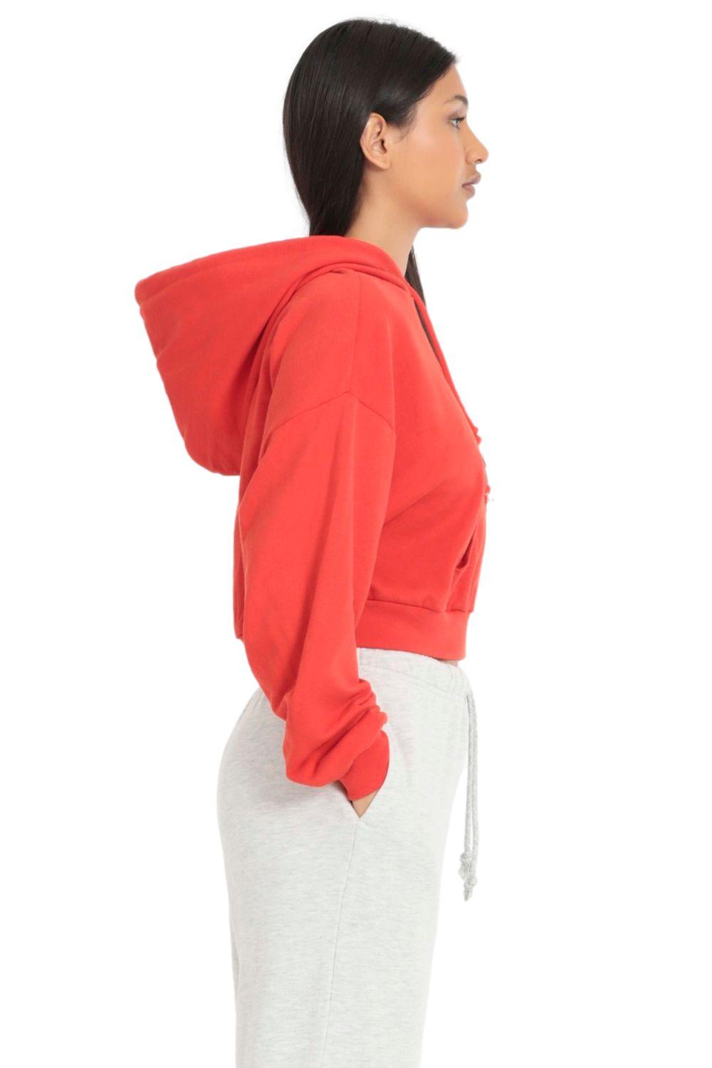 Polerón Mujer con Capucha Rojo Levis A2642-0010-1