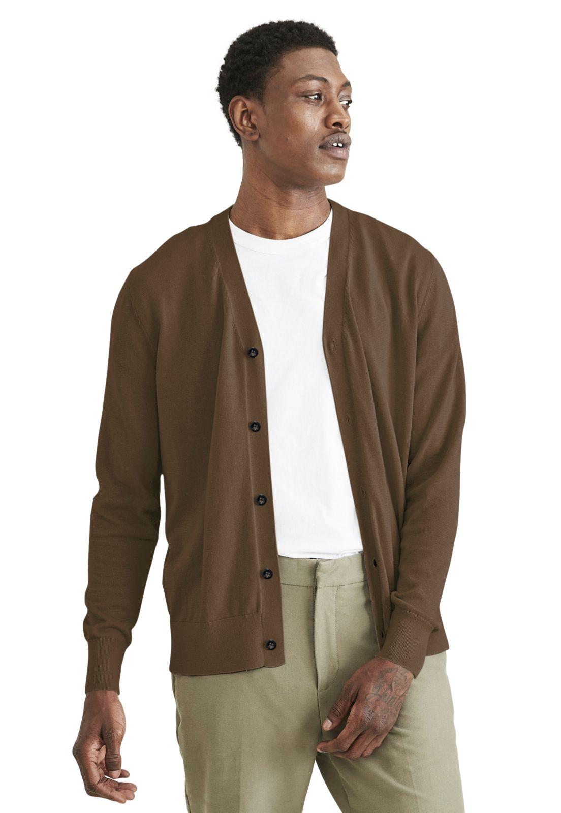 Sweater Hombre Cardigan Regular Fit Café A3156-0007-0
