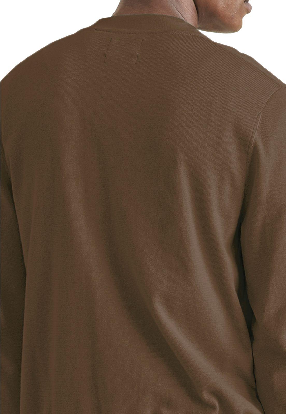 Sweater Hombre Cardigan Regular Fit Café A3156-0007-3