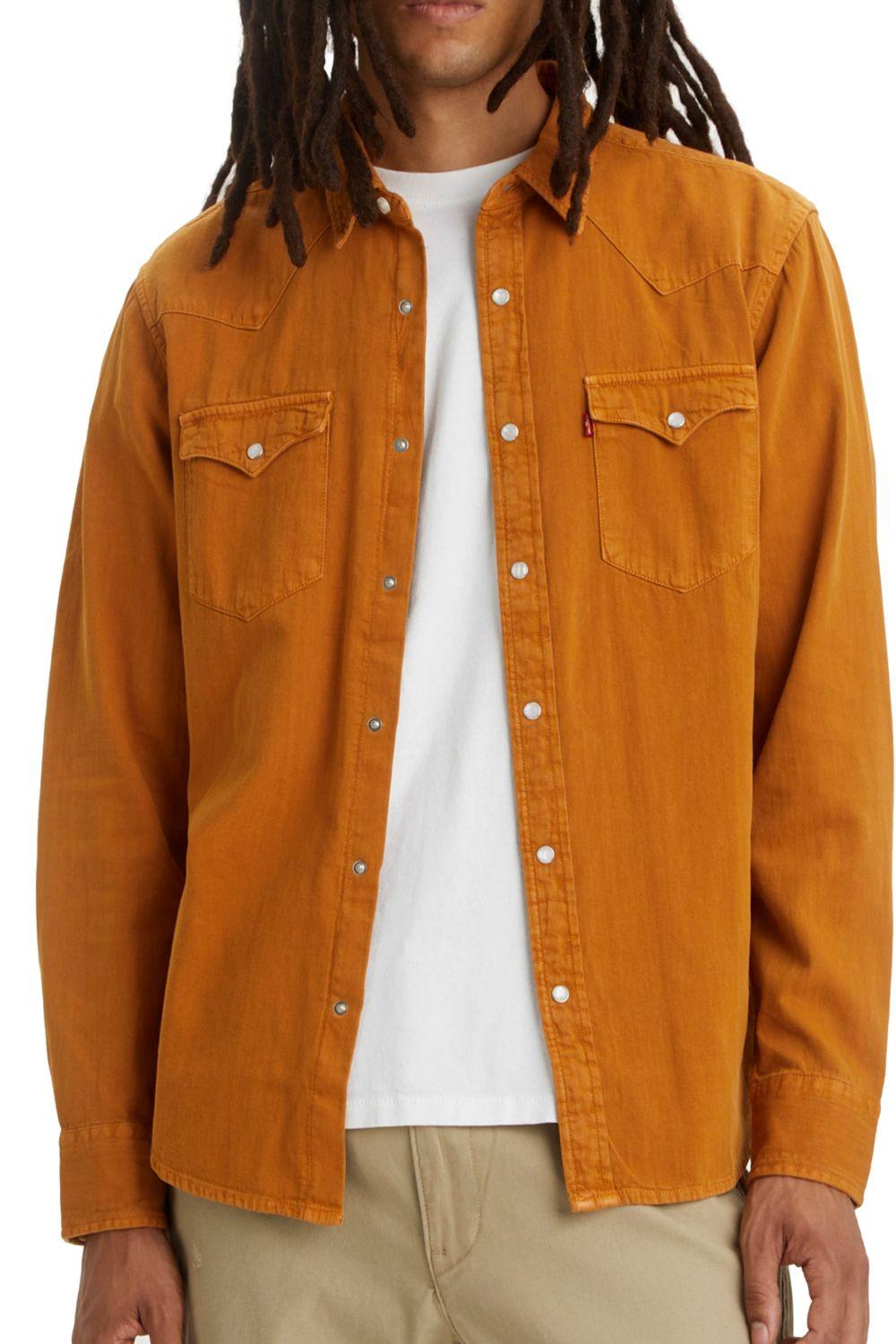 Camisa Hombre Western Mostaza Levis 85745-0081-0