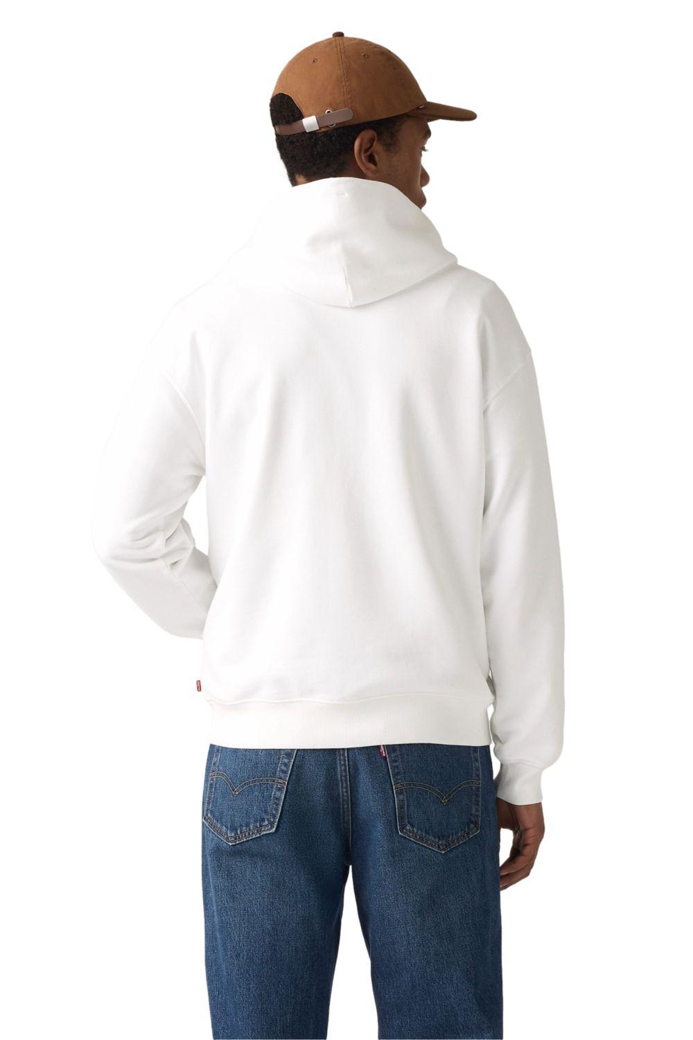 Polerón Hombre Two Horse Boxy Hoodie Blanco Levis 003R1-0001-1