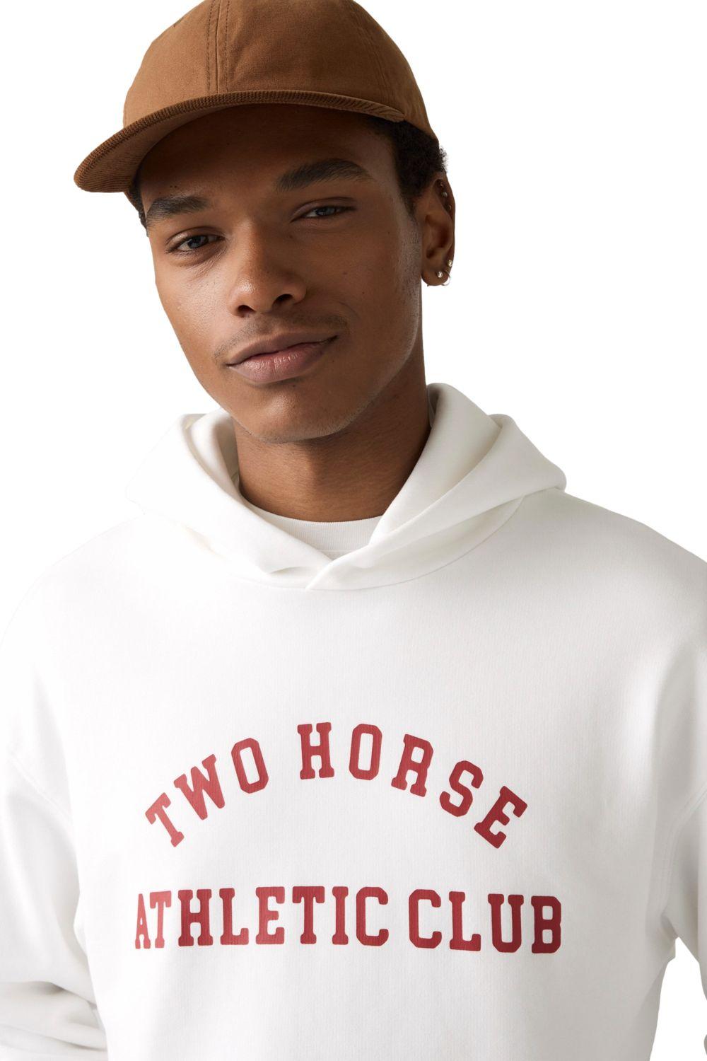 Polerón Hombre Two Horse Boxy Hoodie Blanco Levis 003R1-0001-3