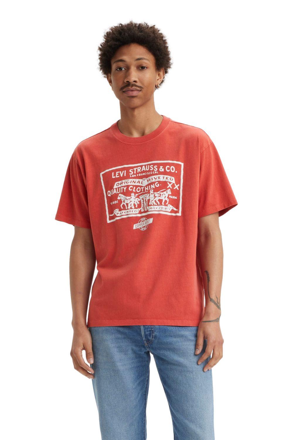 Polera Hombre Vintage Fit Graphic Tee Rojo Levis 87373-0210-0