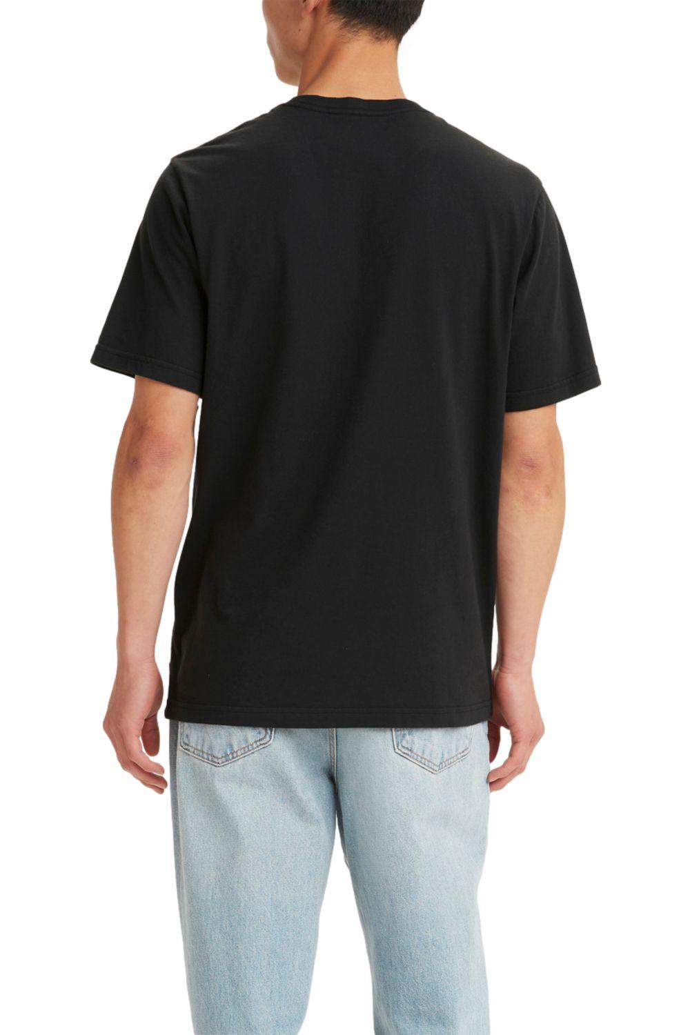 Polera Hombre Relaxed Fit Logo Negra Levis 16143-0198-2