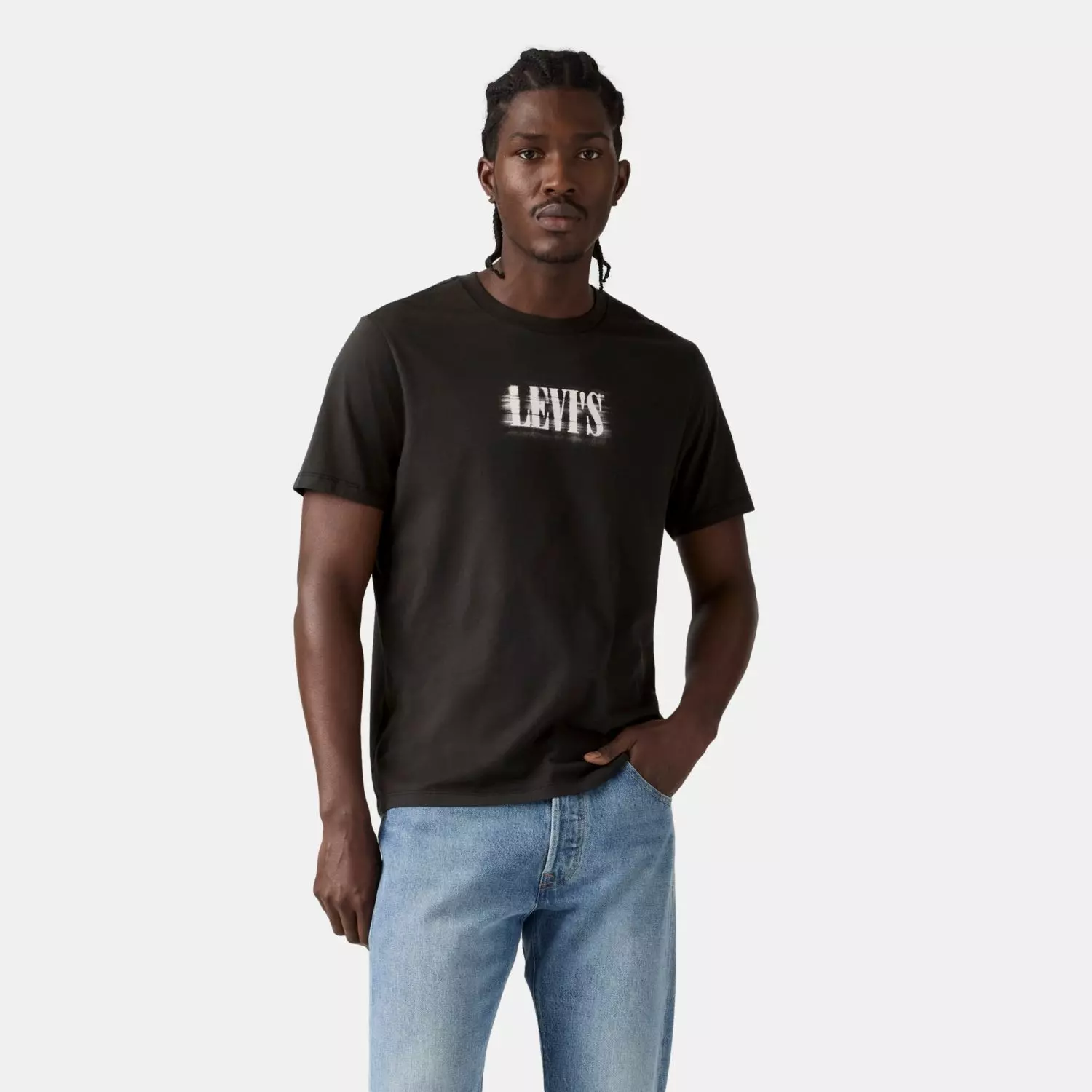 Polera Hombre Graphic Crewneck Tee Negro Levis 22491-2182-0