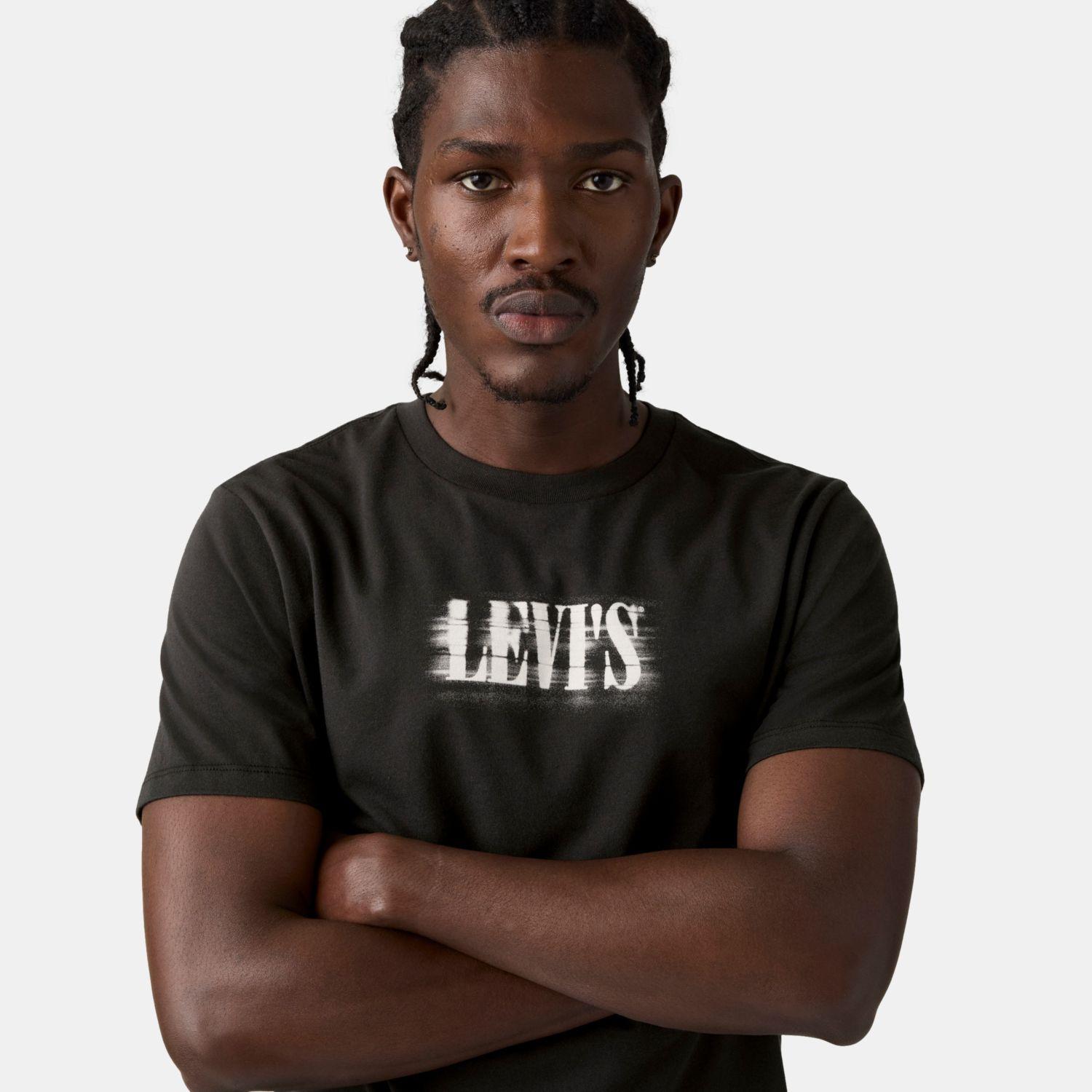 Polera Hombre Graphic Crewneck Tee Negro Levis 22491-2182-3
