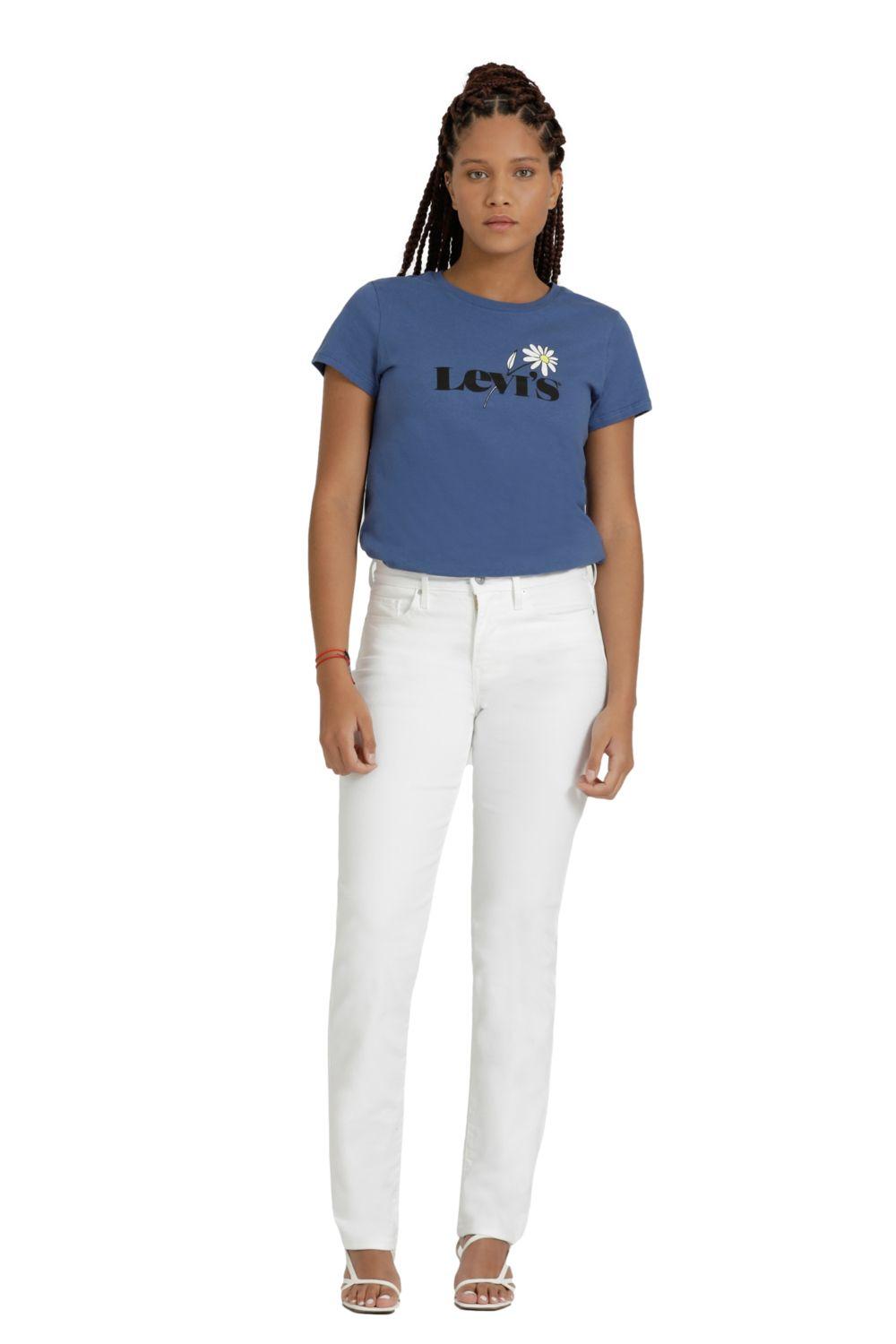 Jeans Mujer 314 Shaping Straight Blanco Levis 19631-0046-4