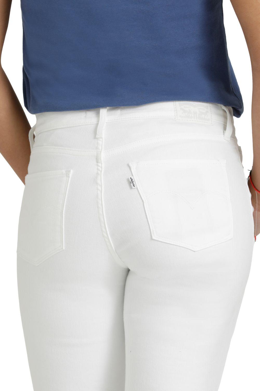 Jeans Mujer 314 Shaping Straight Blanco Levis 19631-0046-3