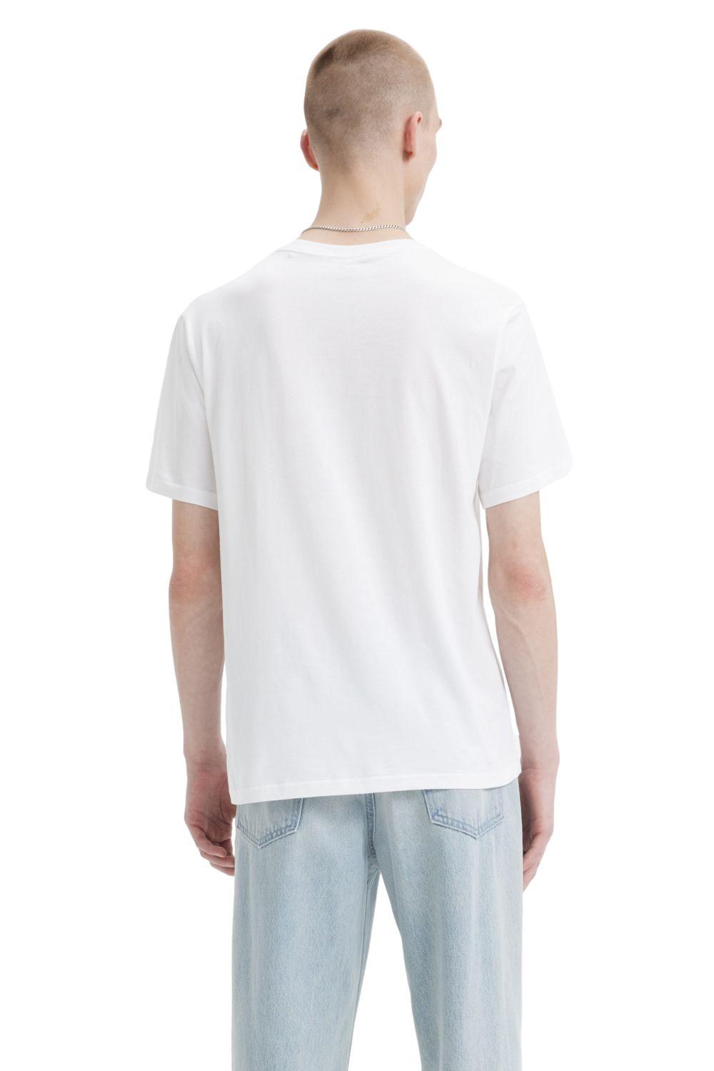 Polera Hombre Manga corta Relaxed Fit Gráfica Blanco Levis 16143-1048-3