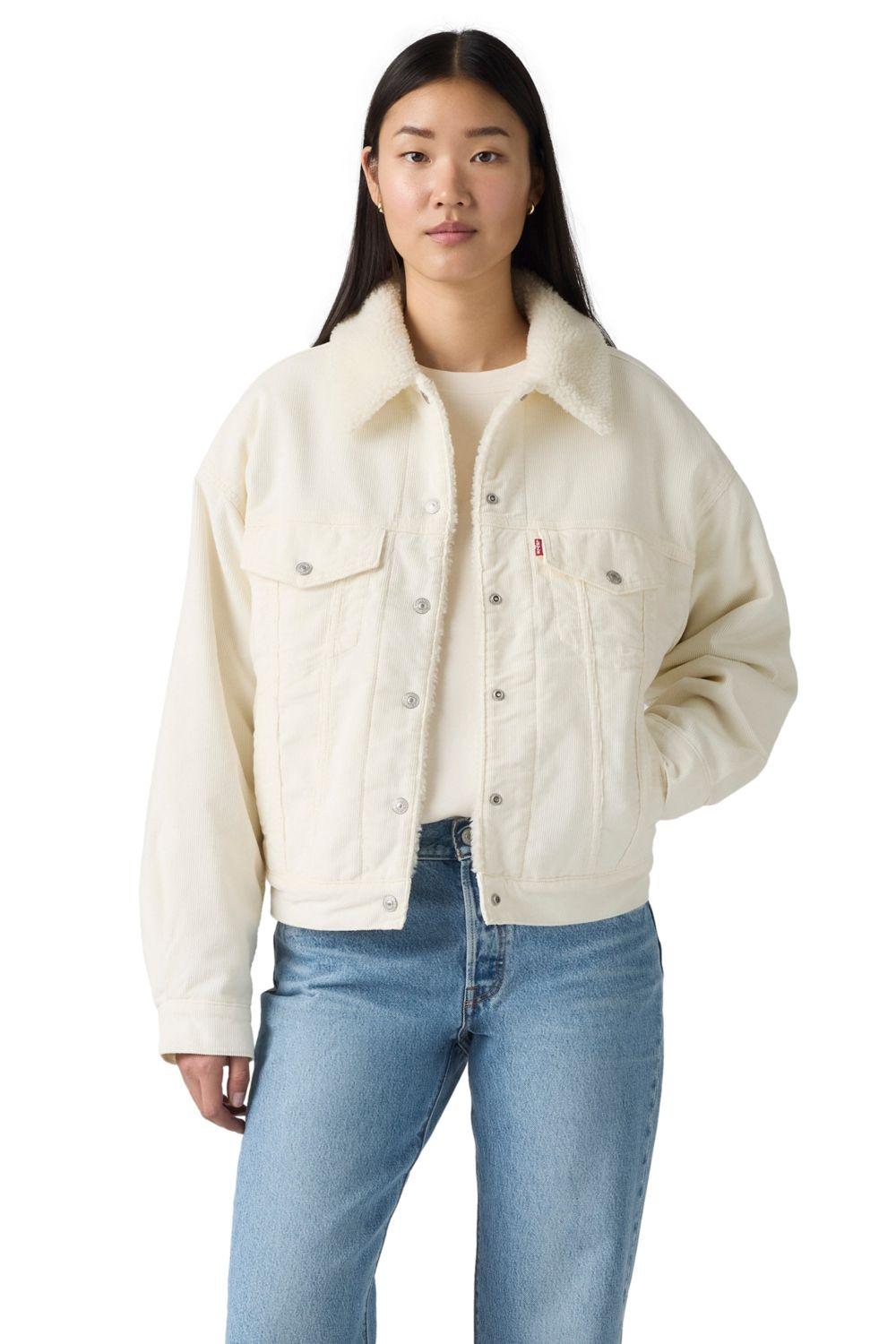 Chaqueta Mujer 90s Sherpa Trucker Beige Levis A4435-0067-0