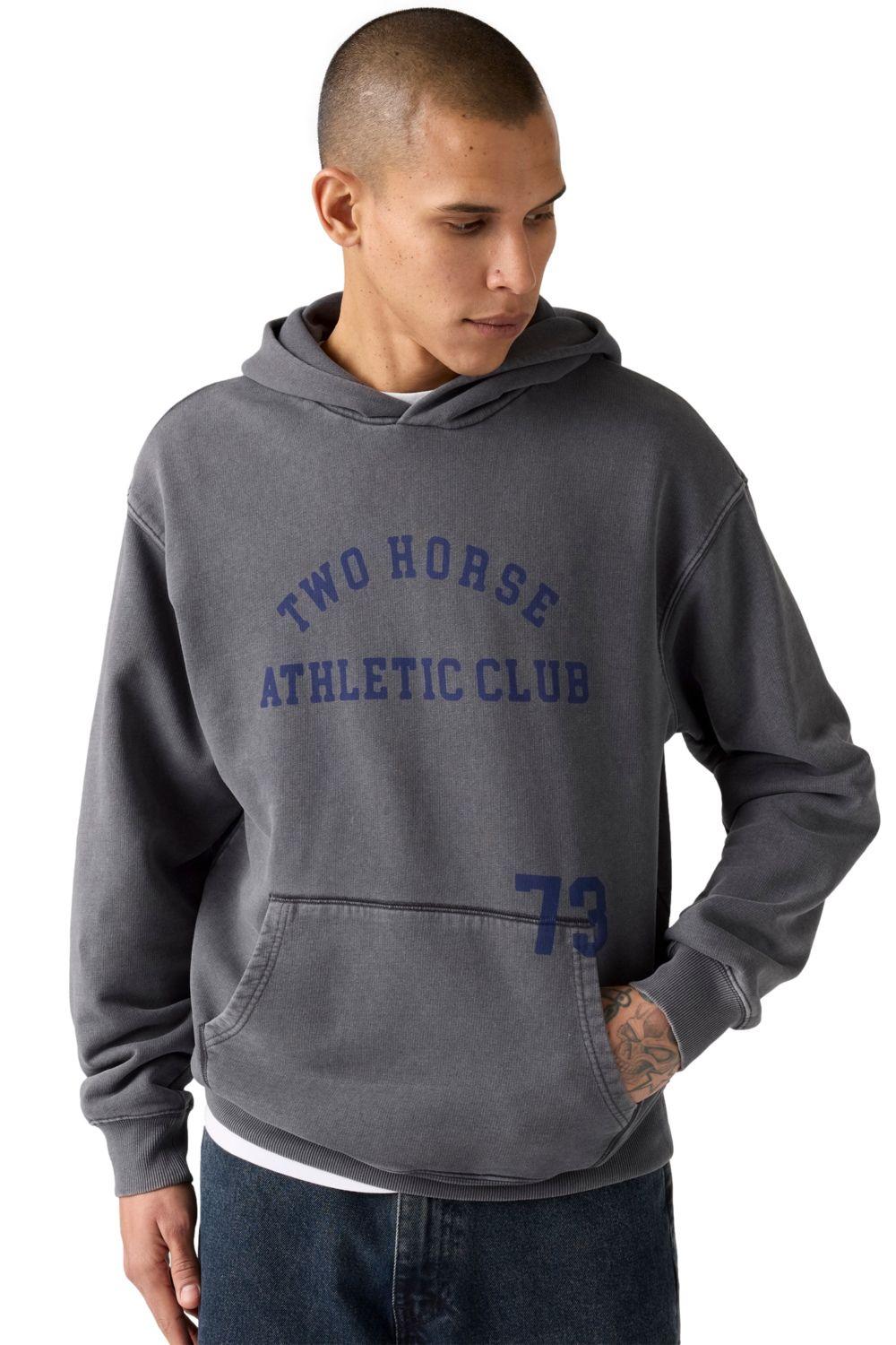 Polerón Hombre Two Horse Boxy Hoodie Gris Levis 003R1-0000-3