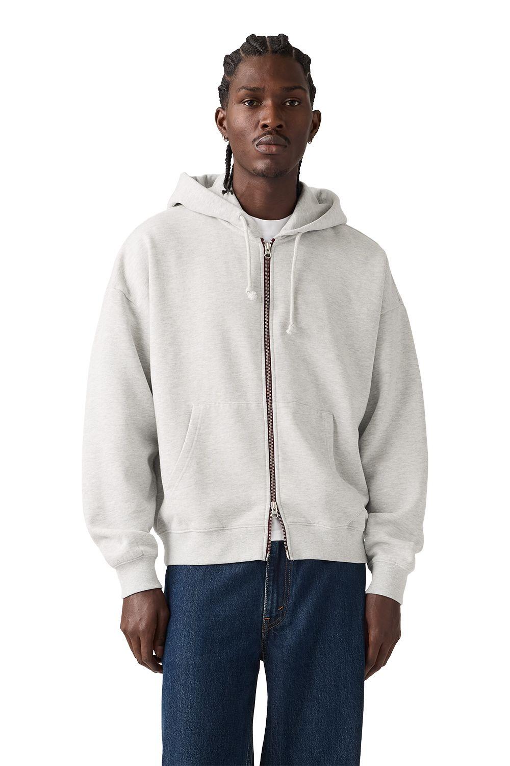 Polerón Hombre Cropped Full Zip Gris Levis 004GY-0011-0