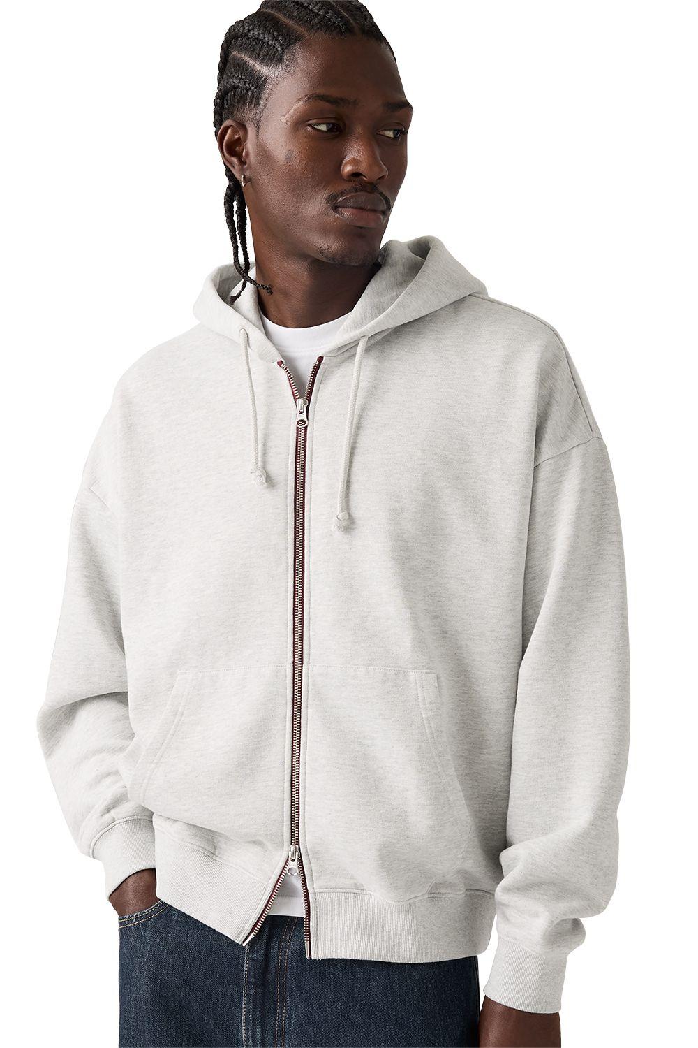 Polerón Hombre Cropped Full Zip Gris Levis 004GY-0011-2