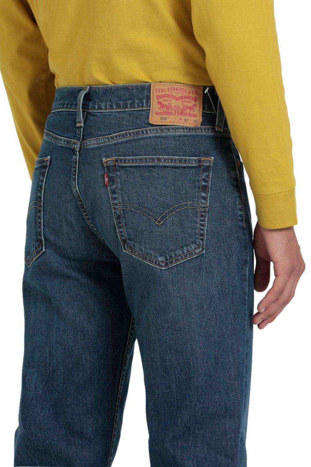 Jeans Hombre 514 Straight Azul Levis 00514-1702-3