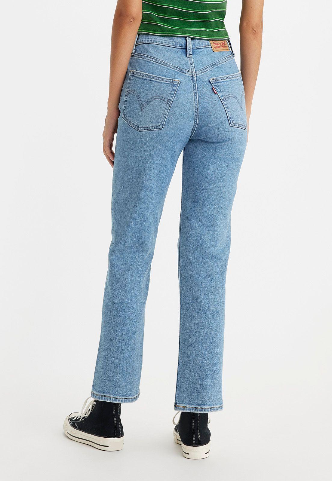 Jeans Mujer Ribcage Straight Ankle Azul Levis 72693-0165-2