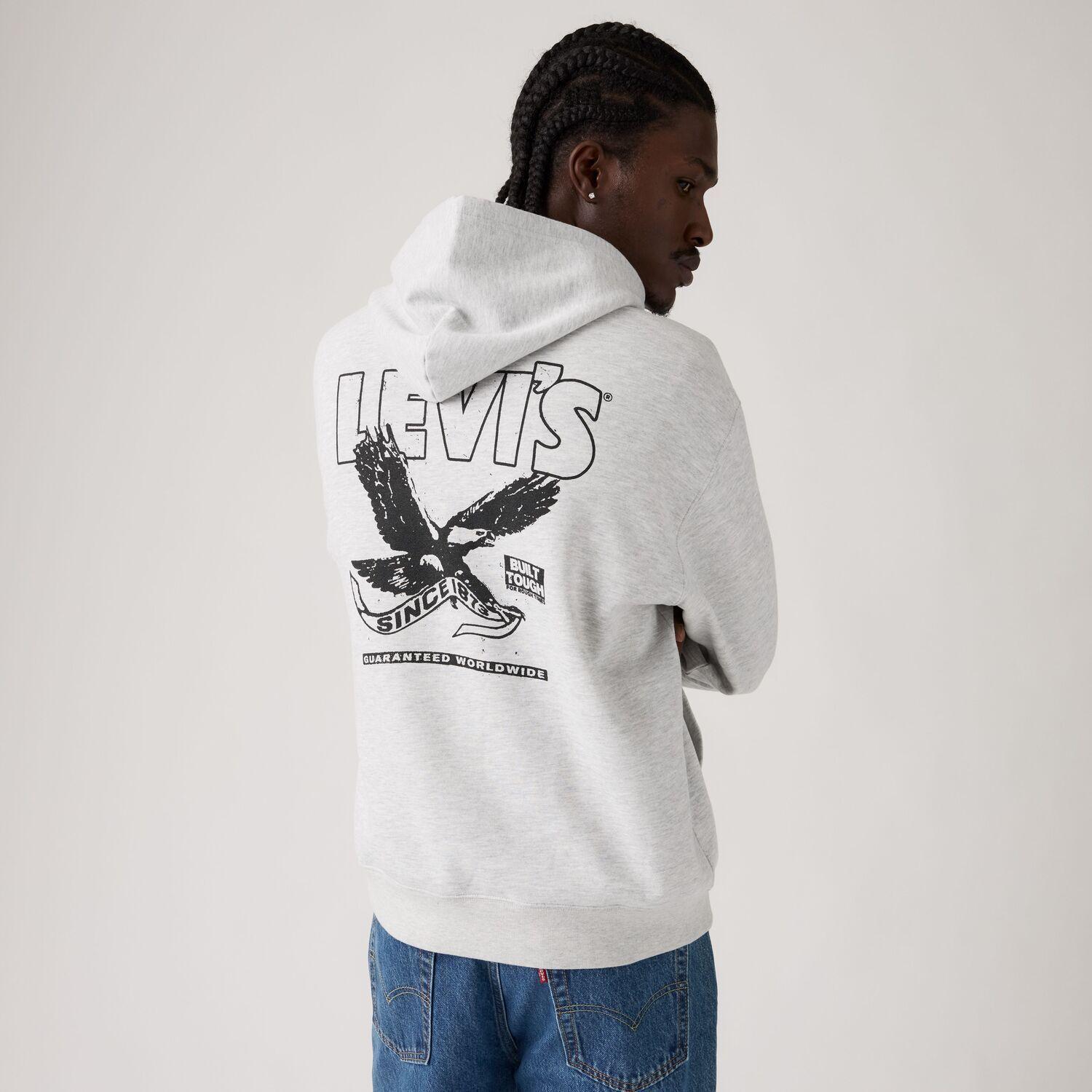 Polerón Hombre Relaxed Graphic Po Gris Levis 38479-0472-2