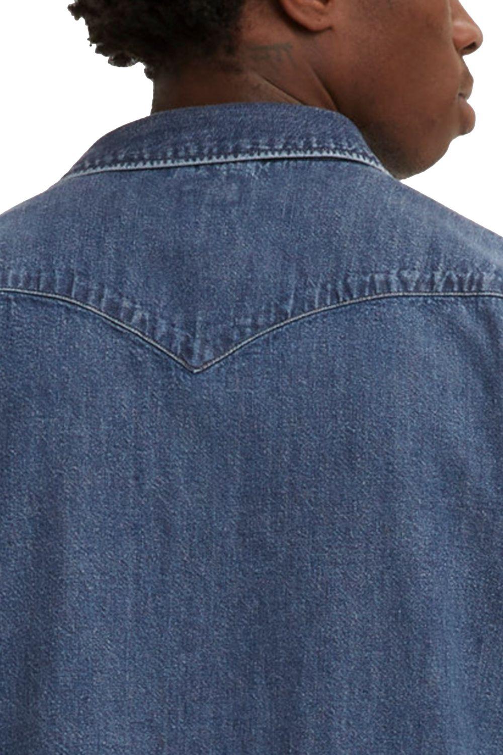 Camisa Hombre Barstow Western Standard Azul Levis 85744-0041-3