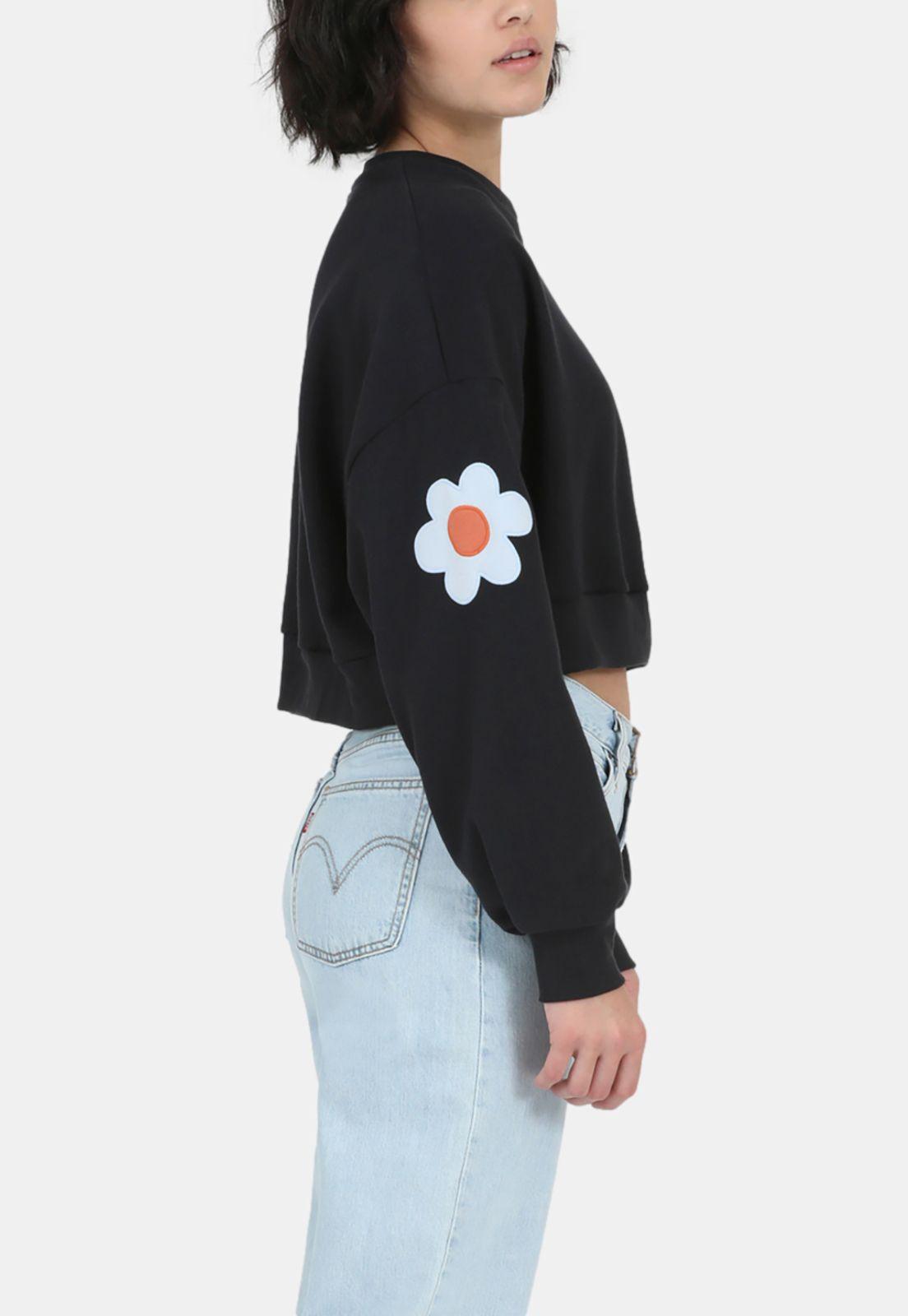 Polerón Mujer Gráfico Negro Levis A2729-0002-1