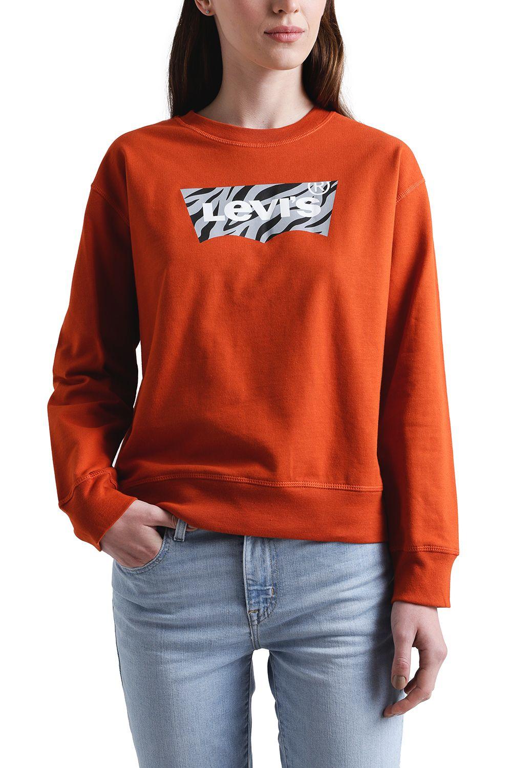 Polerón Mujer Standard Crew Batwing Rojo Levis 18686-0181-0