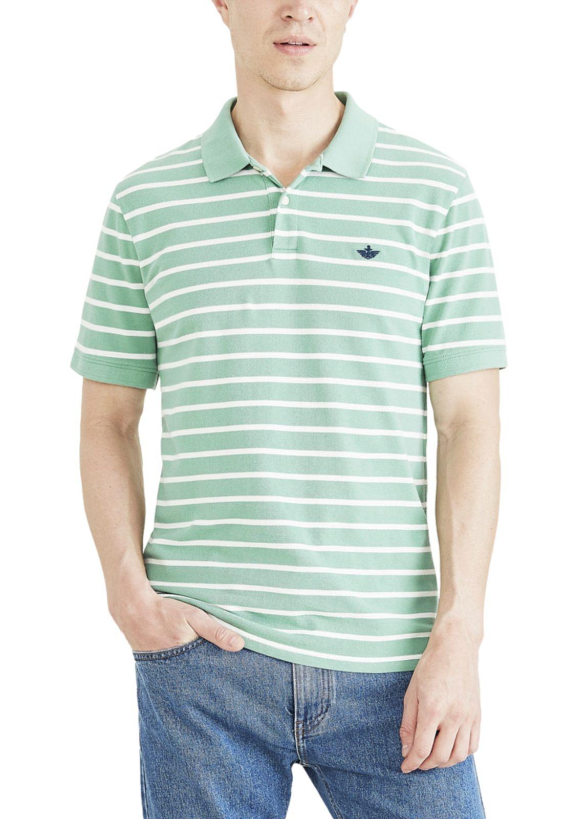 Polera Hombre Polo Rib Collar Slim Fit Malachite A1159-0029-2