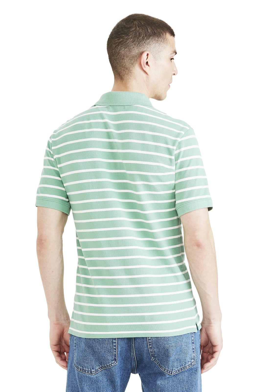 Polera Hombre Polo Rib Collar Slim Fit Malachite A1159-0029-1