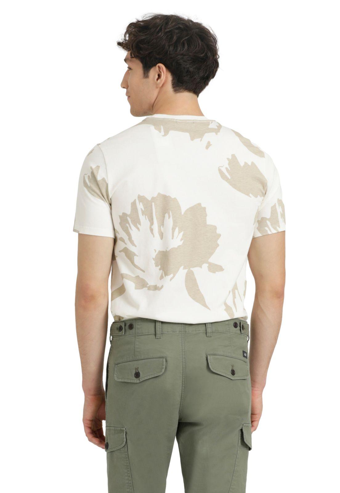 Polera Hombre Graphic Tee Slim Fit Egret/Blanco-2