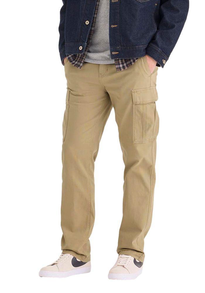 Pantalón Hombre Utility Cargo Straight Fit Beige 003IU-0000-0