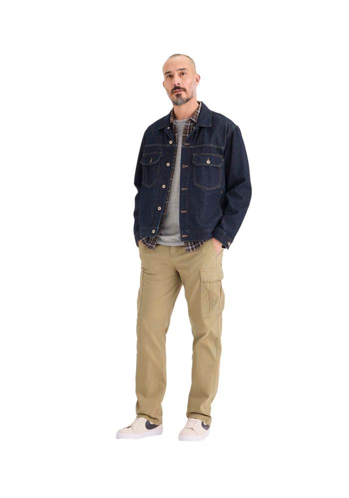 Pantalón Hombre Utility Cargo Straight Fit Beige 003IU-0000-3